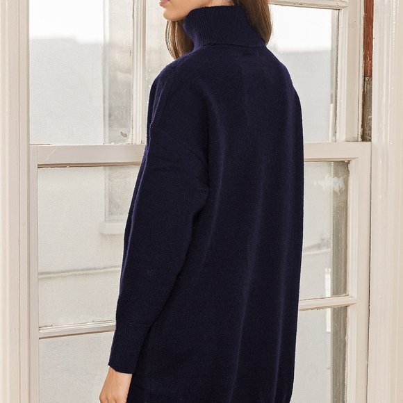 NWT FOUND MY FAVORITE KNIT TURTLENECK SWEATER DRESS - Picture 3 of 5